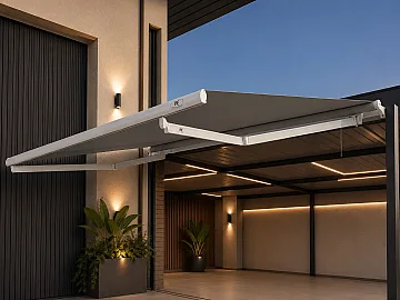 Toldo França com braço articulado